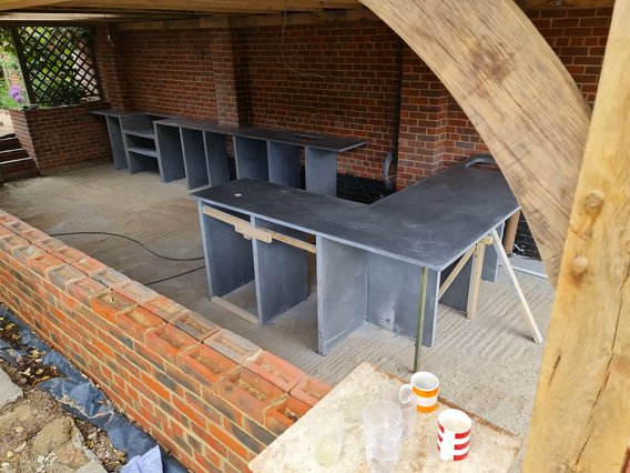 Concrete worktops - Beaconsfield, HP9 project - 3
