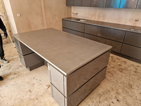 Concrete worktop - Dunbar, EH42 project - 1