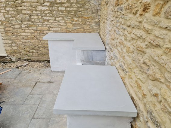 Concrete worktop - Luckington, SN14 project - 2