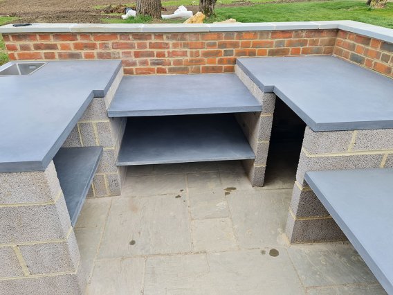 Concrete worktop - Newbury, RG20 project - 8